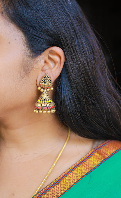 Aabharana- Terracotta Jumka - Variant1