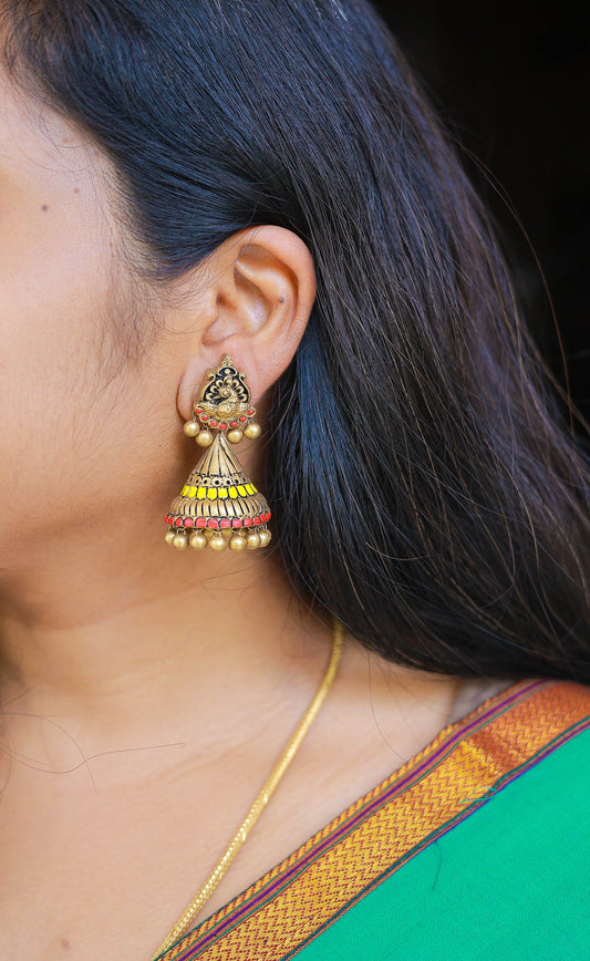 Aabharana- Terracotta Jumka - Variant1