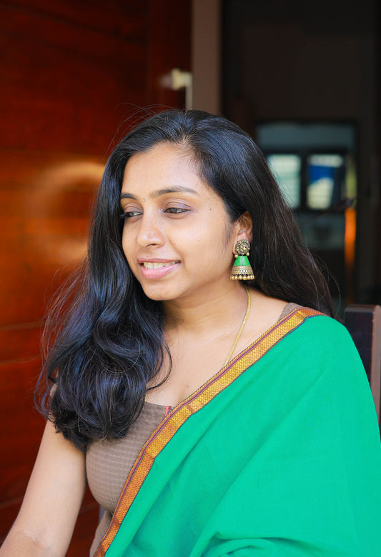 Thenmozhi- Terracotta Jumka - Variant5