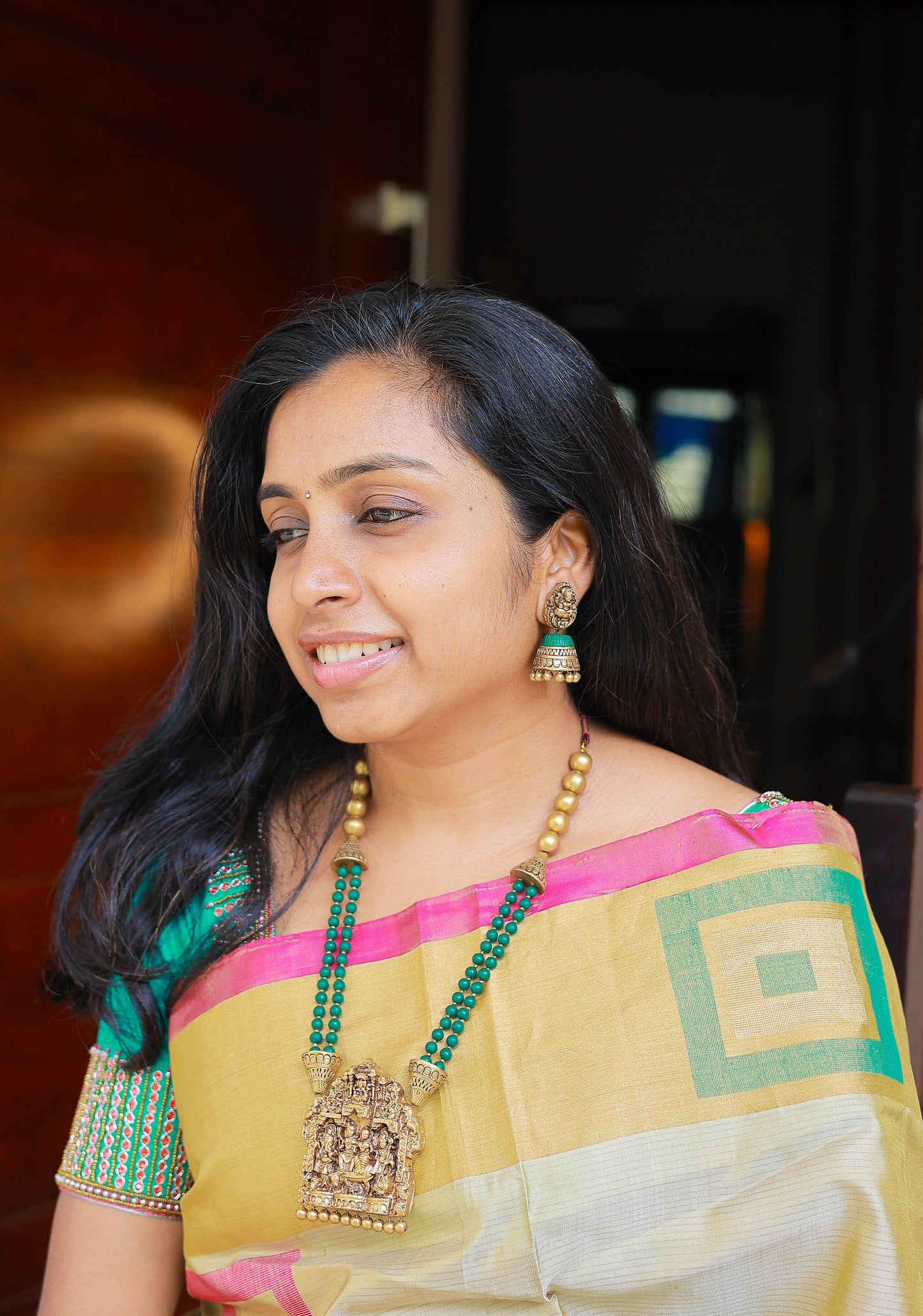 Divine Dual Row Terracotta Jewellery