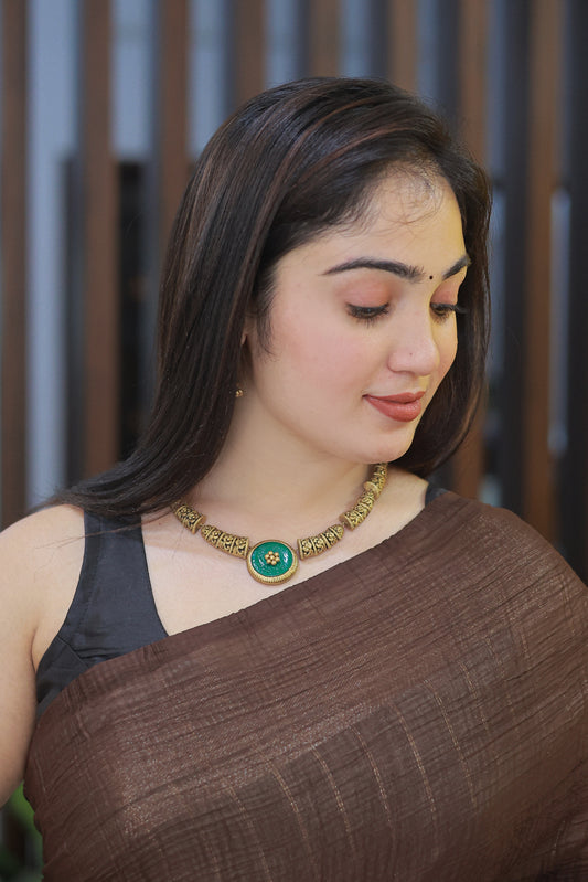 Green Contemporary Terracotta Jewellery