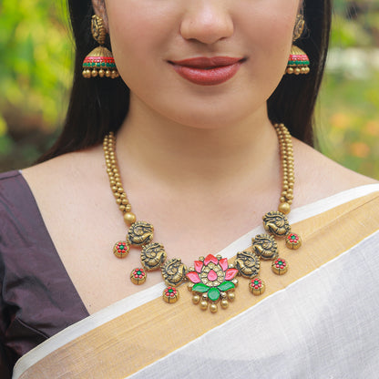 Jadau Gungroo Bead Terracotta Jewellery