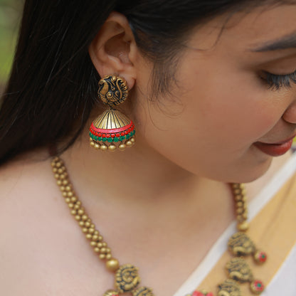 Jadau Gungroo Bead Terracotta Jewellery