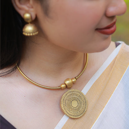 coinage tube terracotta jewellery