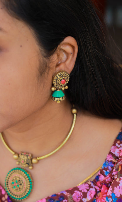 Green Classic Glow Terracotta Jewellery
