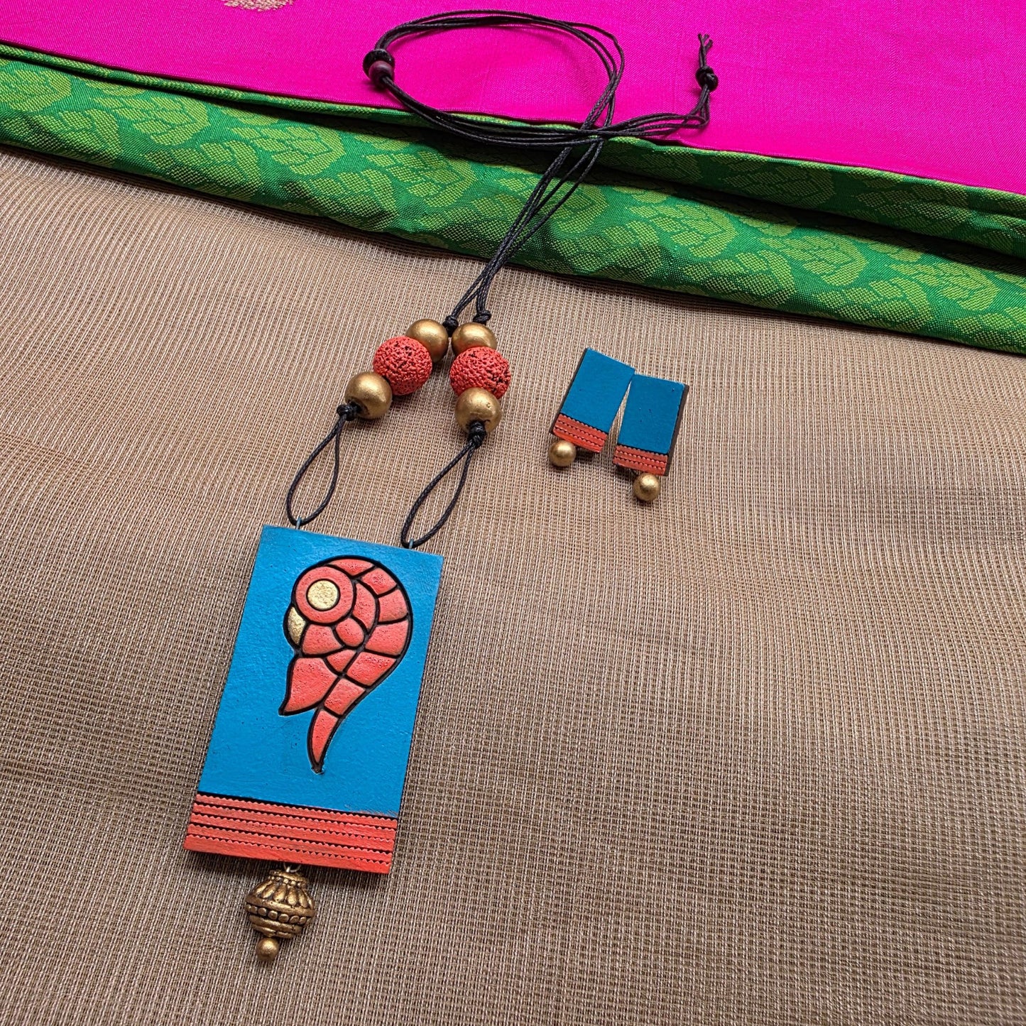Parakeet Terracotta Jewellery