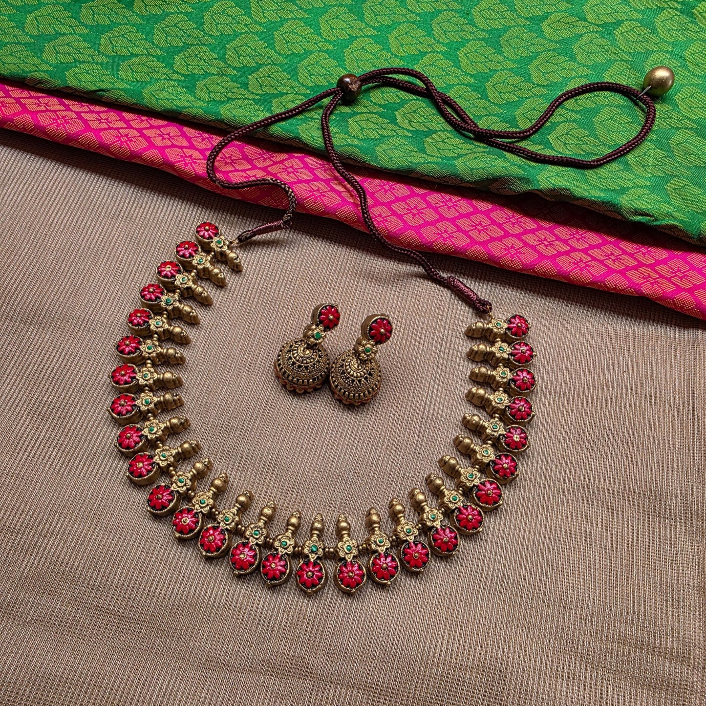 Red Diva Antique Terracotta Jewellery