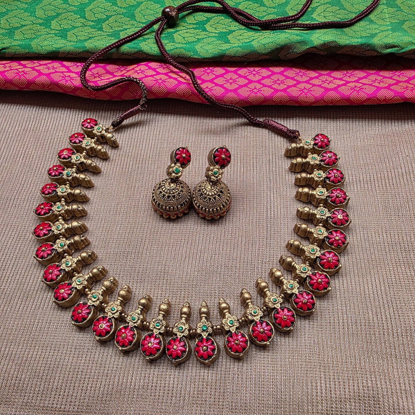 Red Diva Antique Terracotta Jewellery