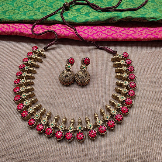 Red Diva Antique Terracotta Jewellery