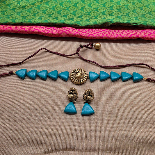 Minky Blue Terracotta Jewellery
