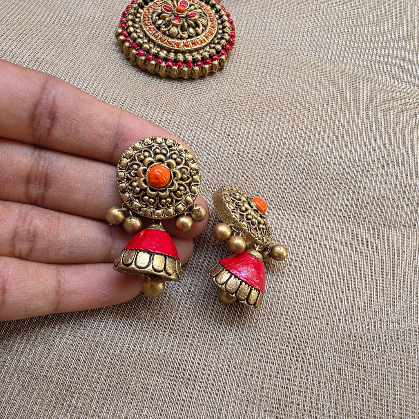 Red Classic Glow Terracotta Jewellery