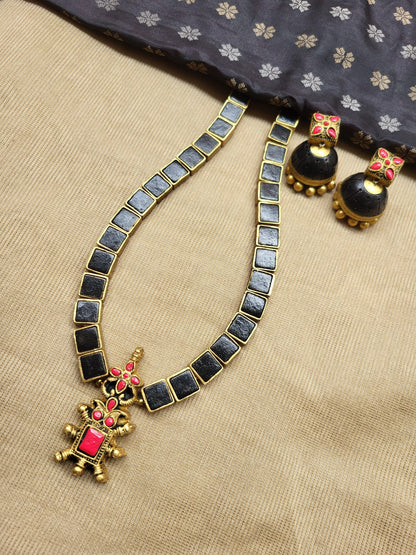 Black Kriya Terracotta Jewellery
