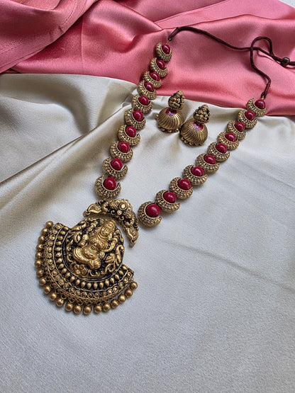 Buy Maroon Moon Terracotta Jewelry Online