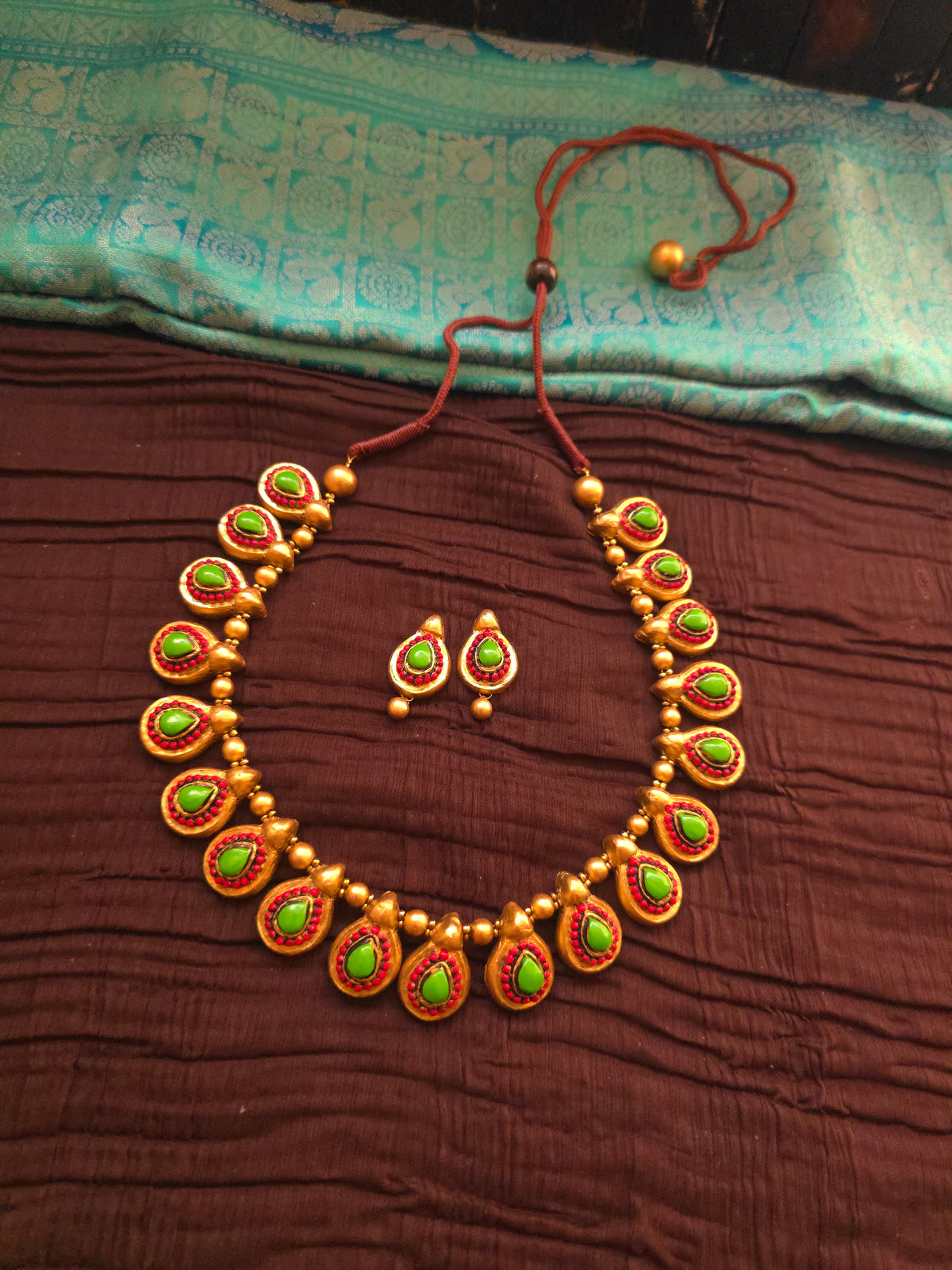 Verdant Paisley Terracotta Jewellery