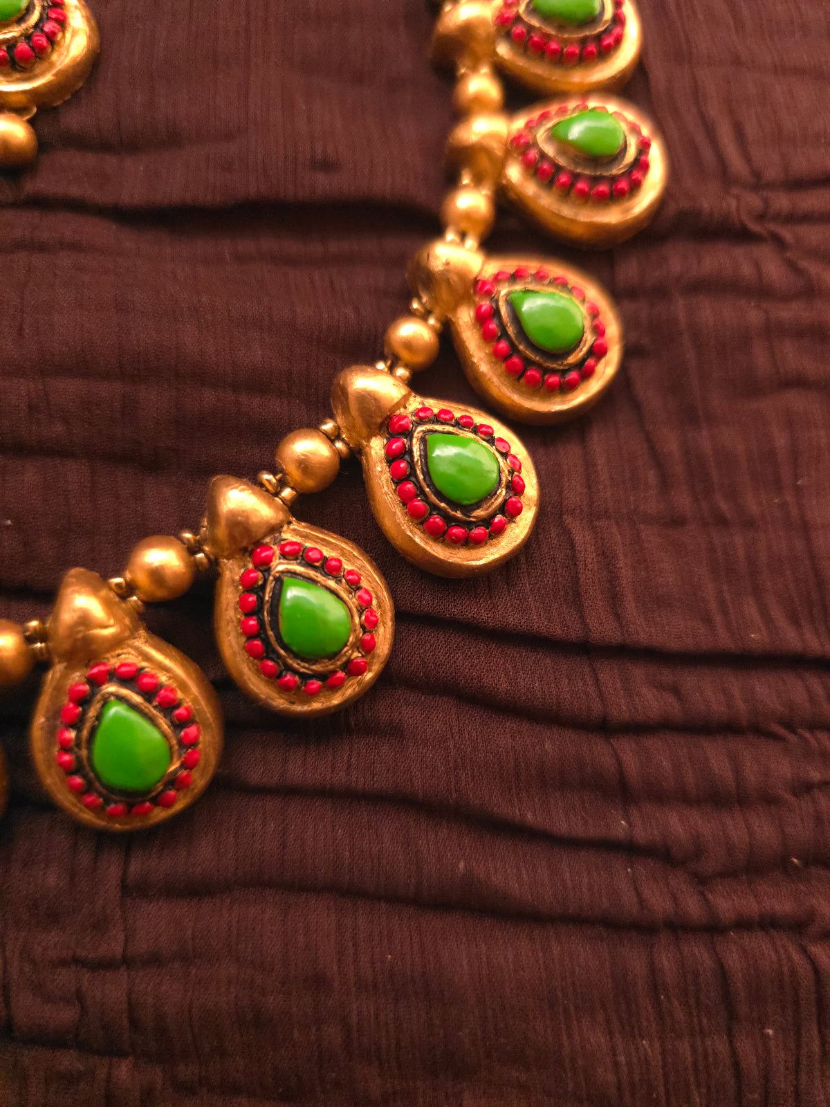 Verdant Paisley Terracotta Jewellery