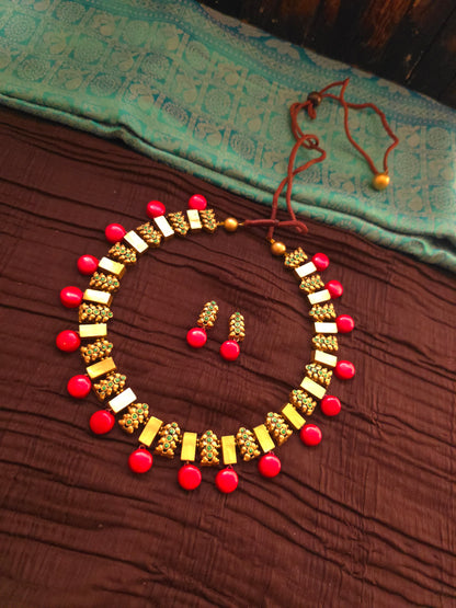 Festive Bead Terracotta Jewellery
