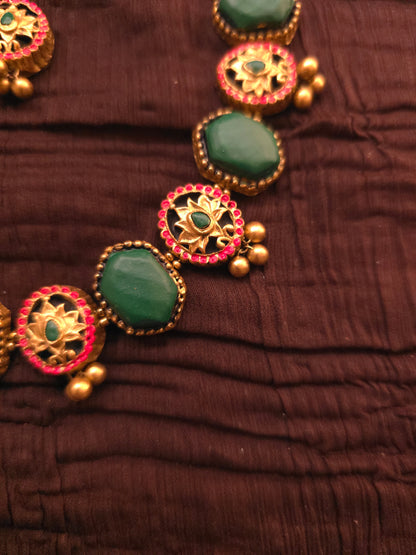 Lotus Floral Terracotta Jewellery