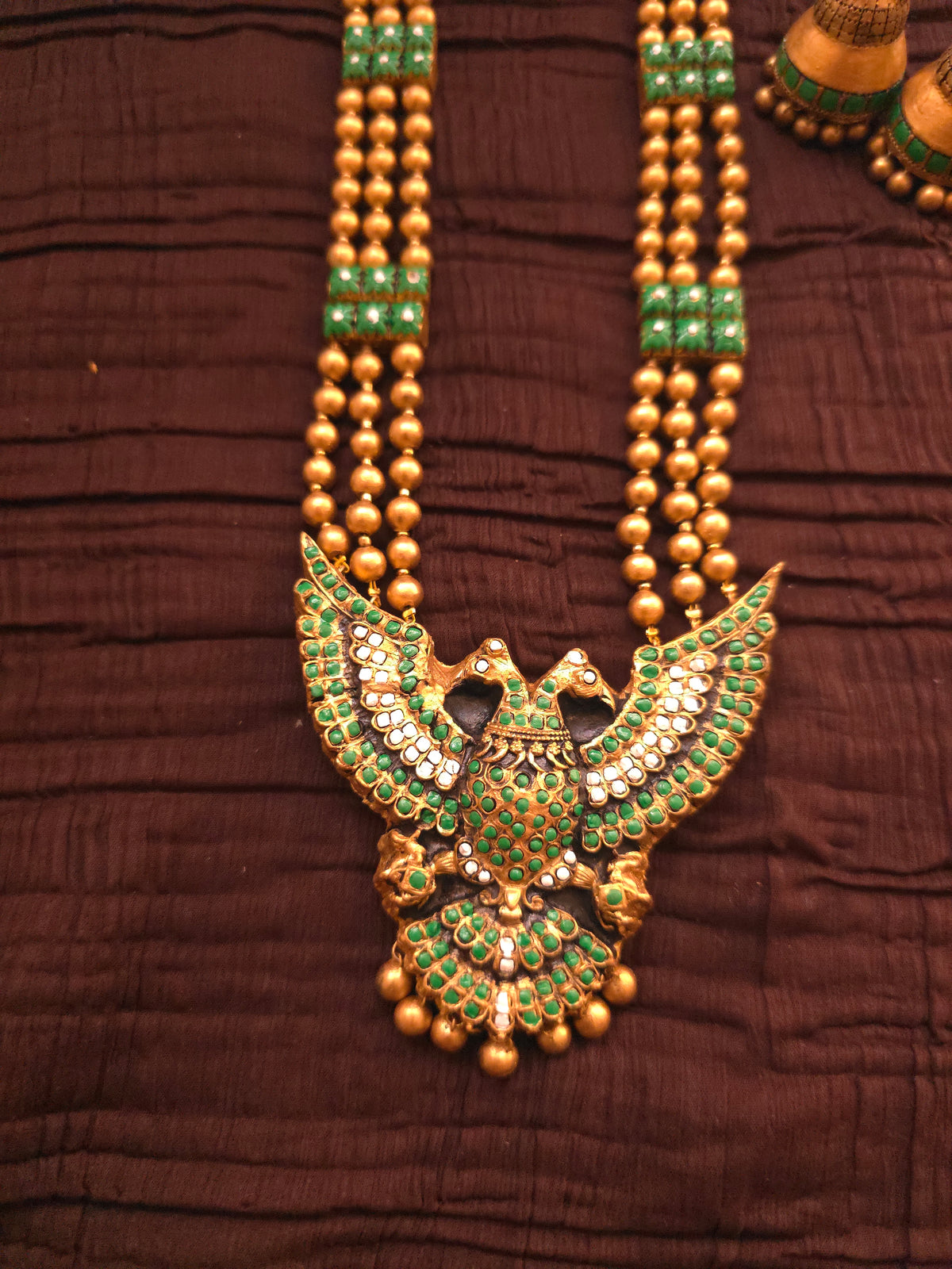 Royal Peacock Terracotta Jewellery