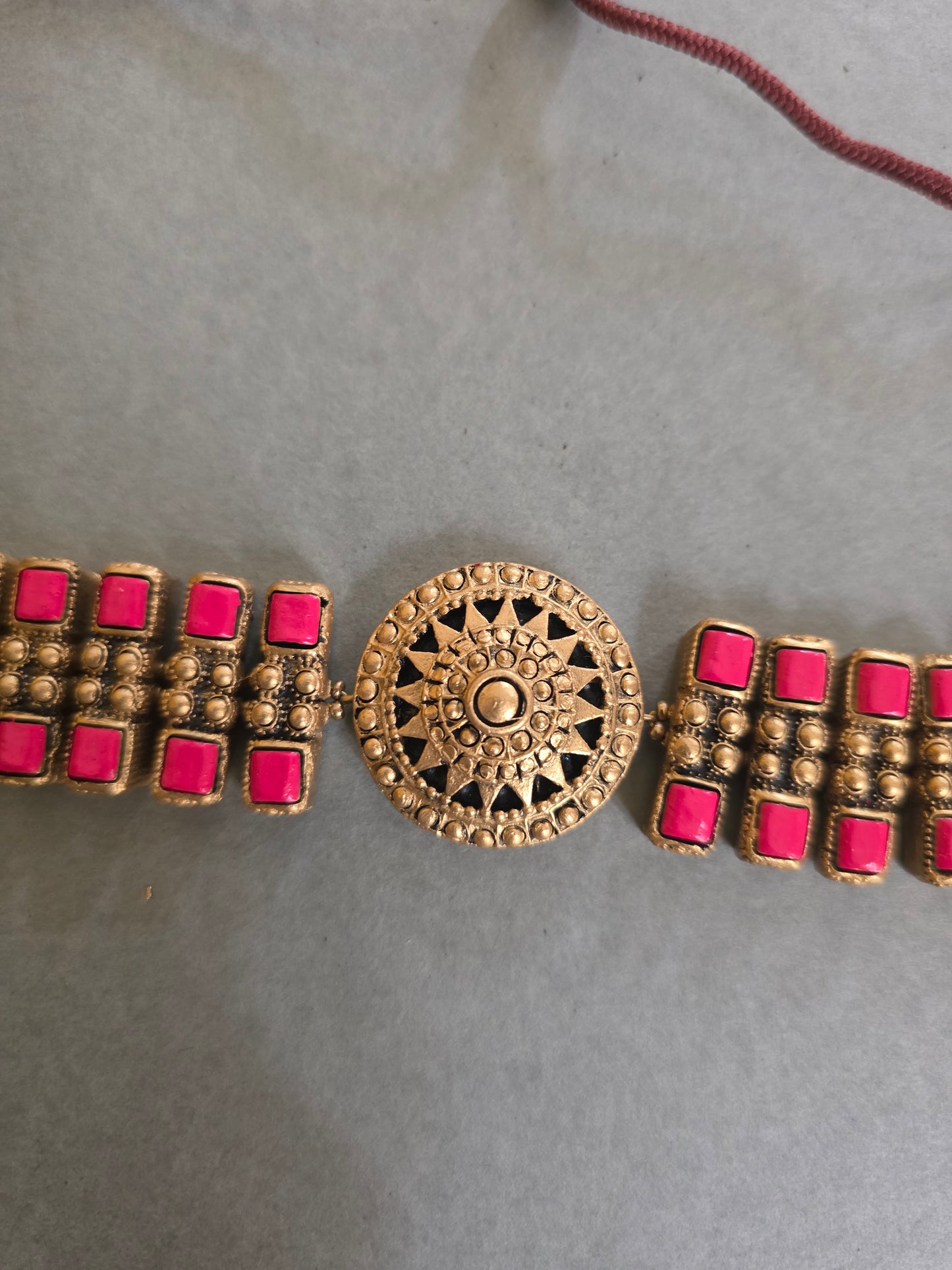 Pink Mosaic Terracotta Jewellery