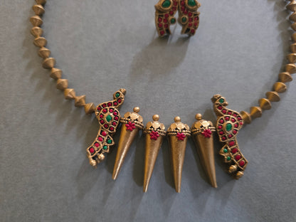 Spiked Charm Terracotta Jewellery