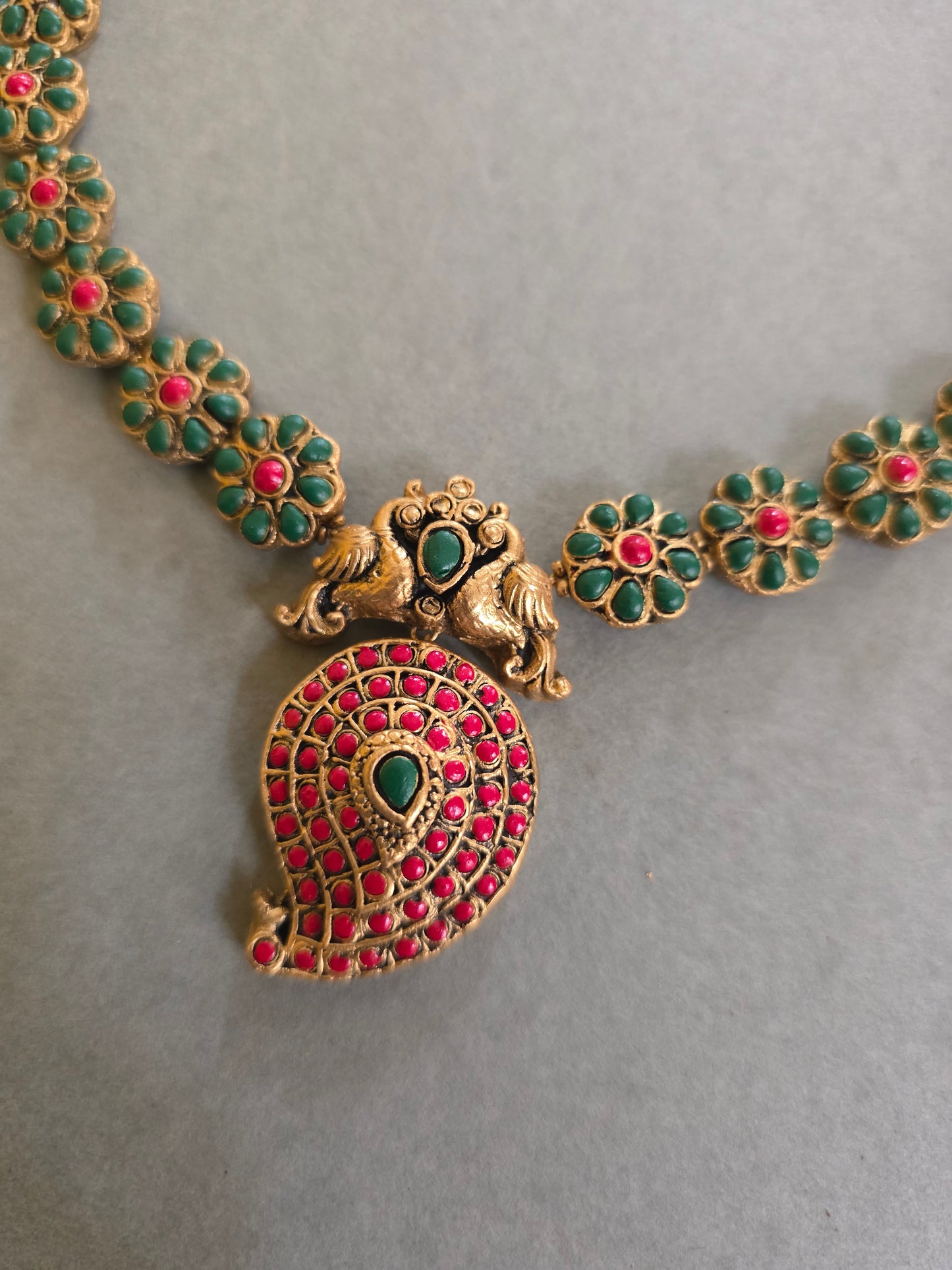 Floral Paisley Terracotta Jewellery
