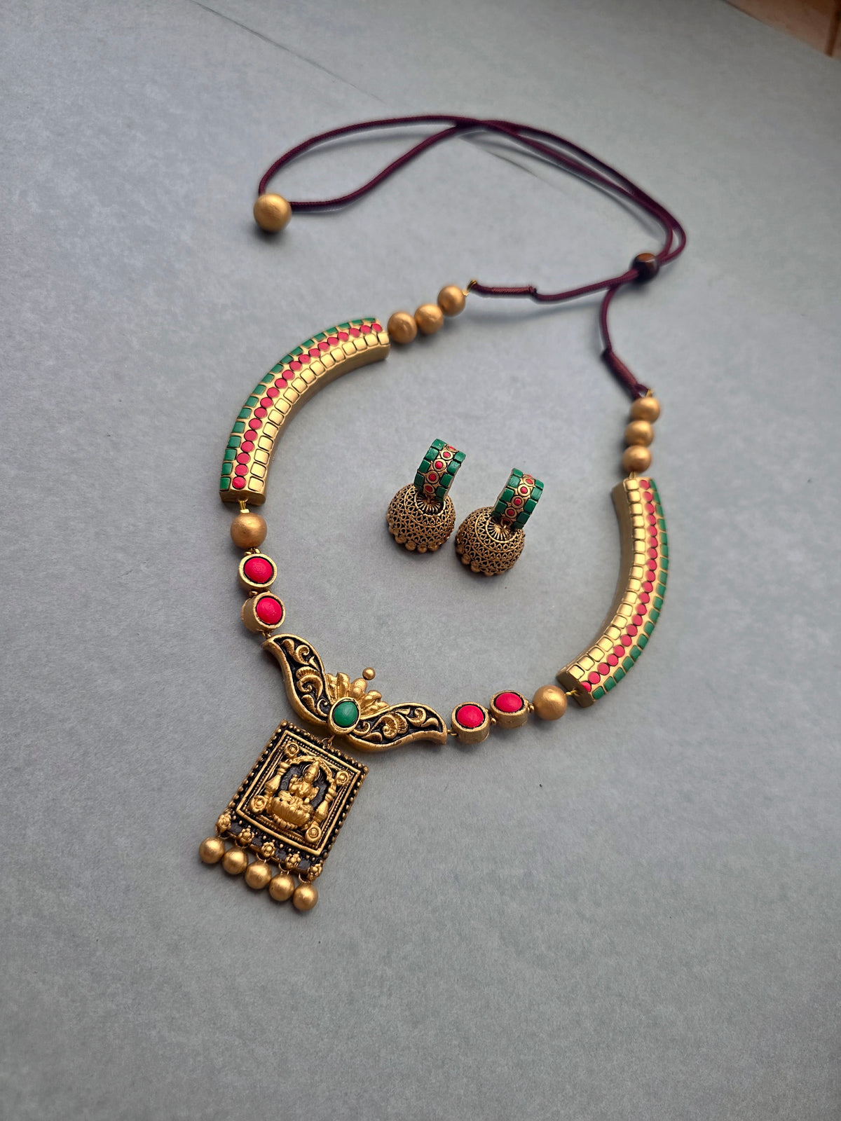Goddess Heritage Terracotta Jewellery Set