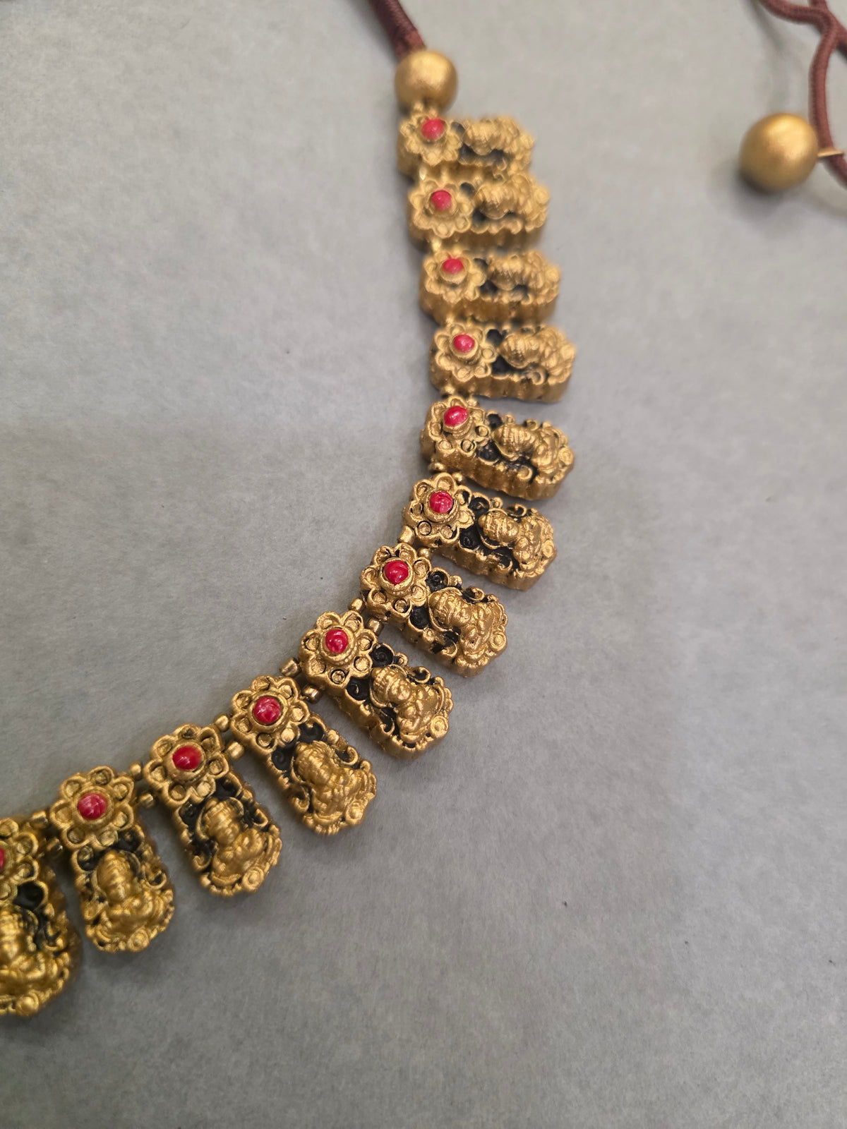 Emerald Goddess Terracotta Jewellery Set