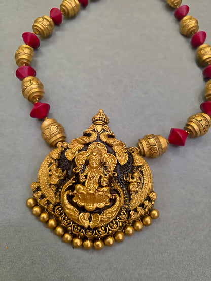 Ruby Temple Terracotta Jewellery Set