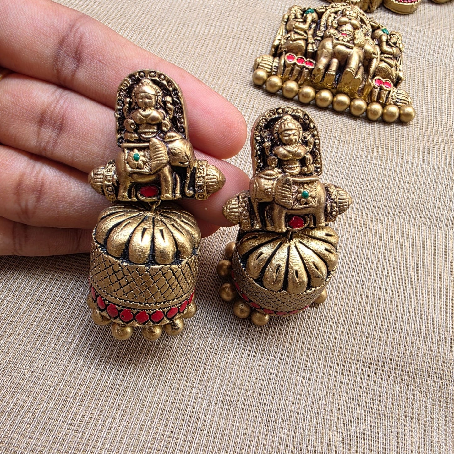 Antique Hasli Glow Terracotta Jewellery