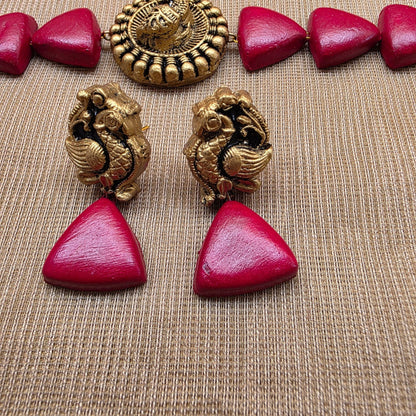 Minky Red Terracotta Jewellery