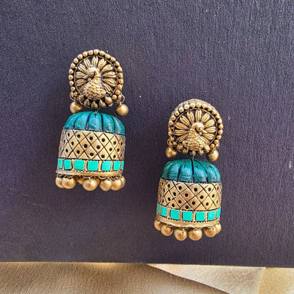 Adhirai - Terracotta Jumka - Variant5