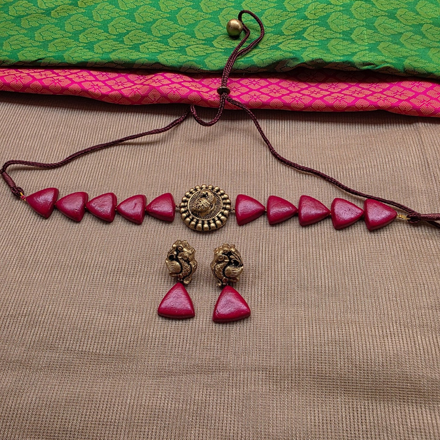 Minky Red Terracotta Jewellery