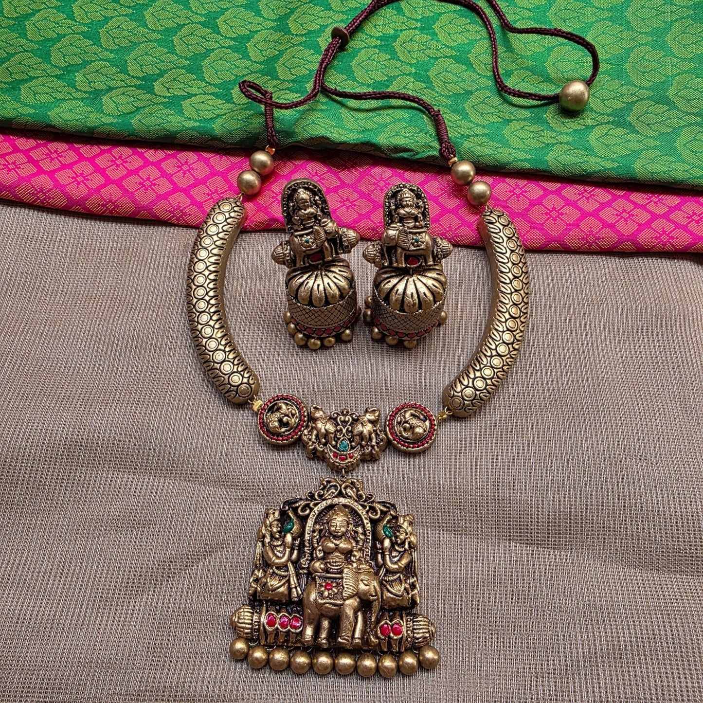 Antique Hasli Glow Terracotta Jewellery