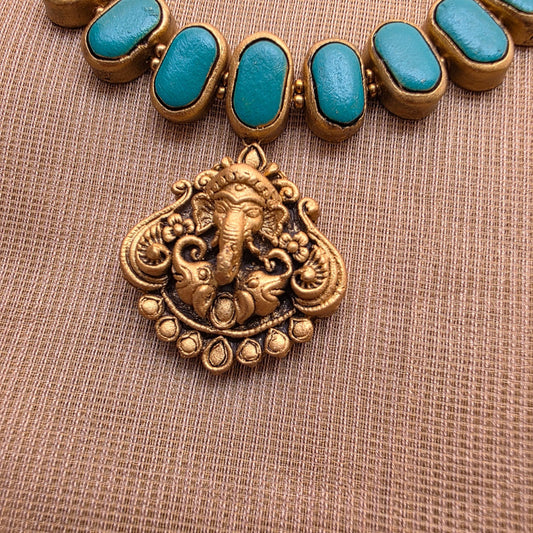 Kemp New Terracotta Jewellery Blue