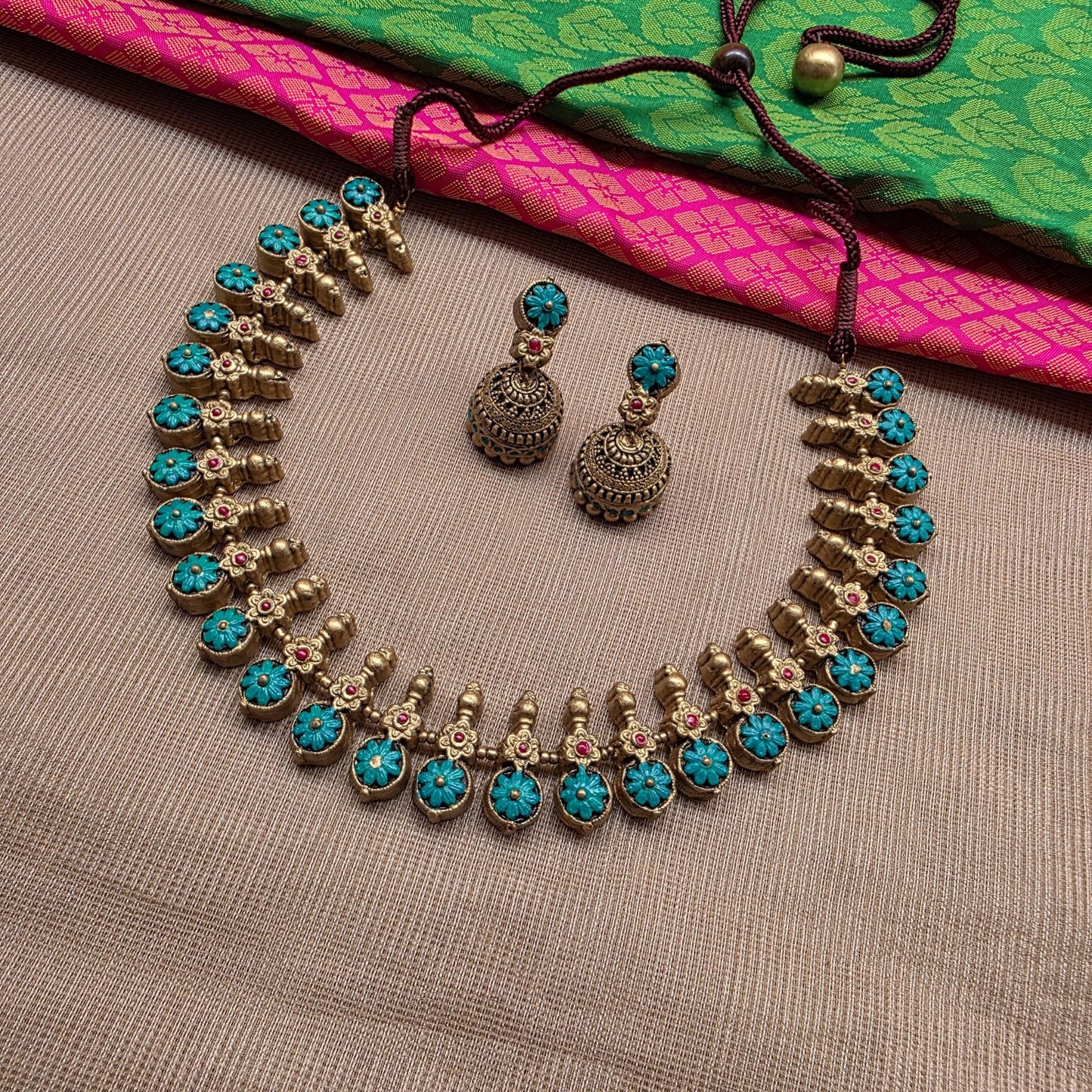 Aqua Diva Antique Terracotta Jewellery