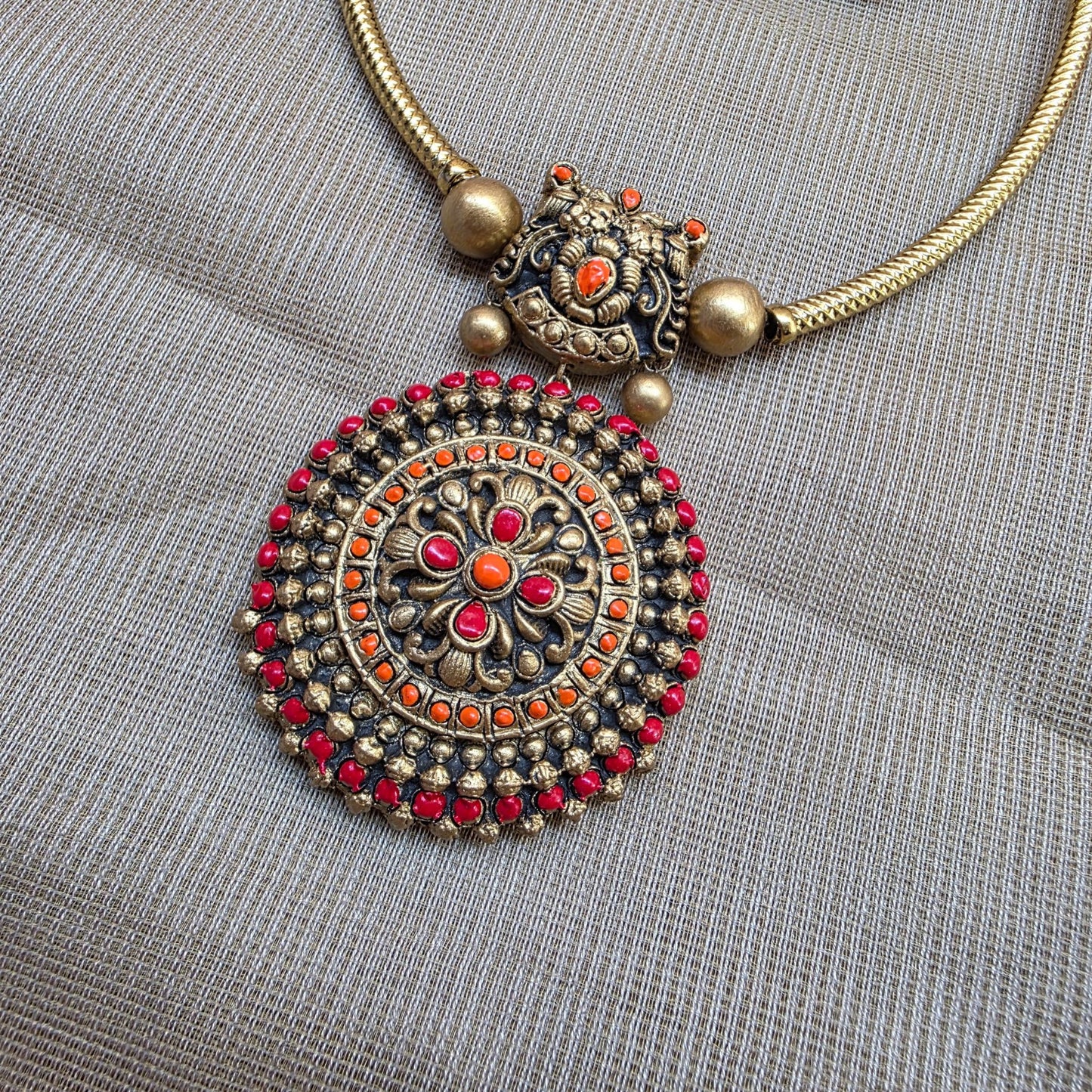 Red Classic Glow Terracotta Jewellery