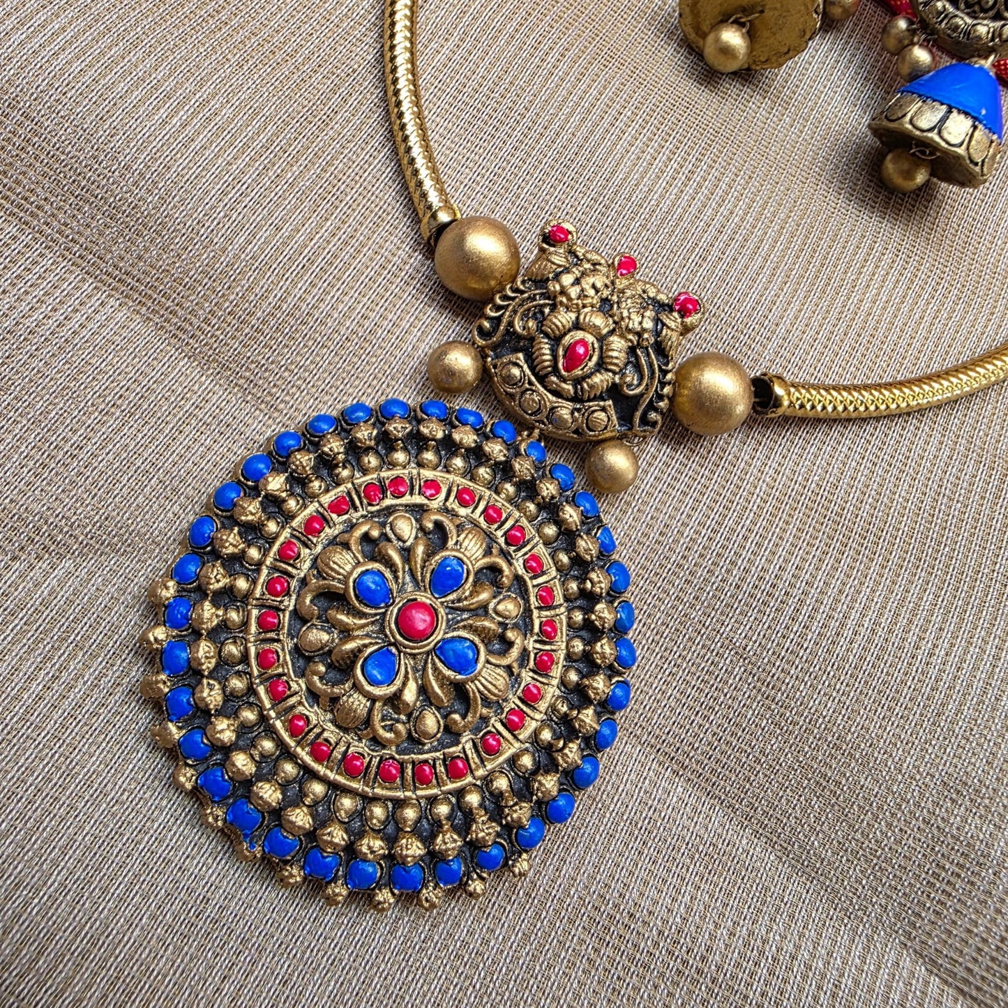 Blue Classic Glow Terracotta Jewellery