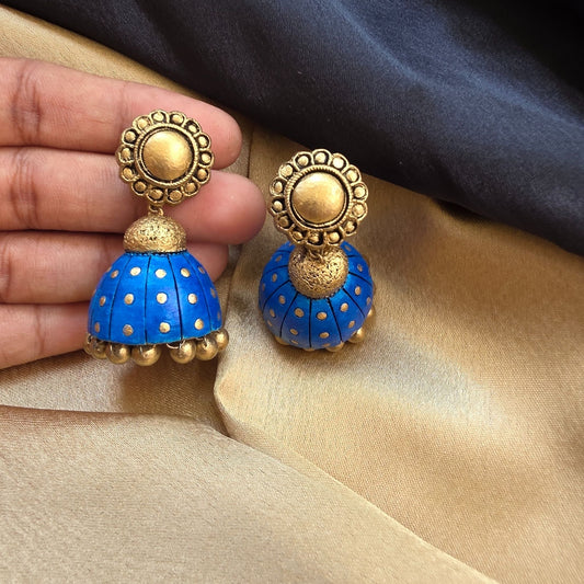 Poovizhi - Terracotta Jumka - Variant1