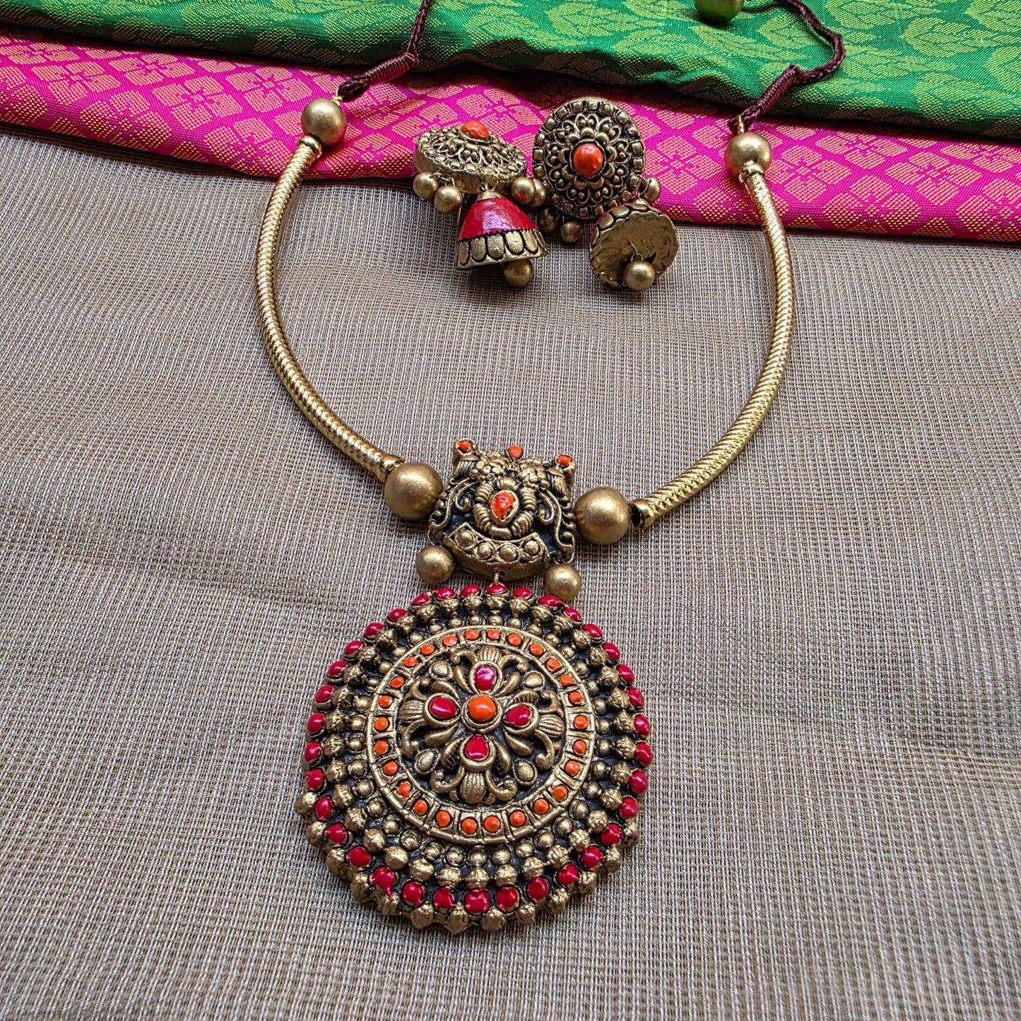 Red Classic Glow Terracotta Jewellery