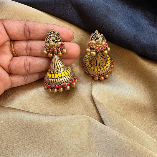 Aabharana- Terracotta Jumka - Variant1