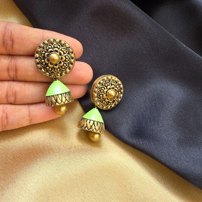 Chandrika- Terracotta Jumka