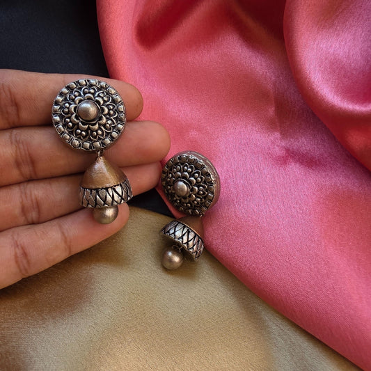Chandrika- Terracotta Jumka