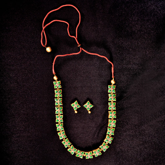 Starburst Pattern Terracotta Jewellery