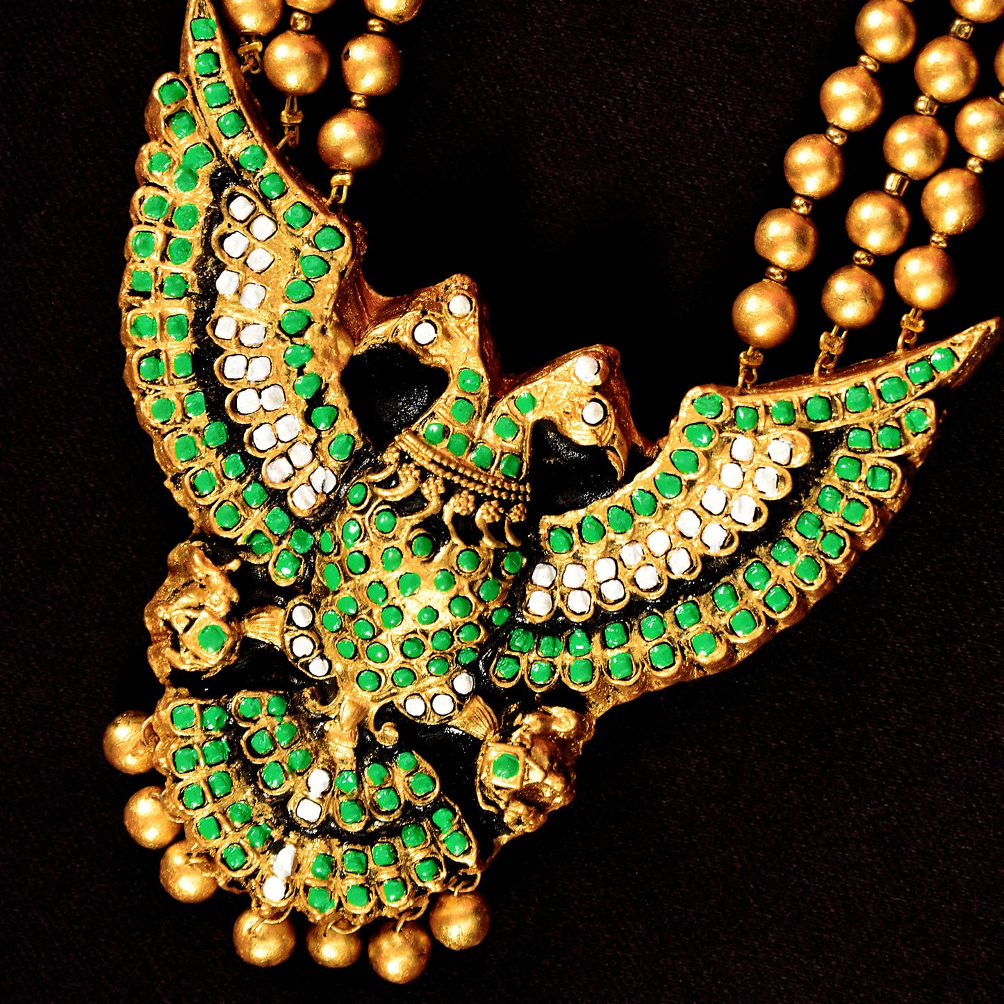 Royal Peacock Terracotta Jewellery