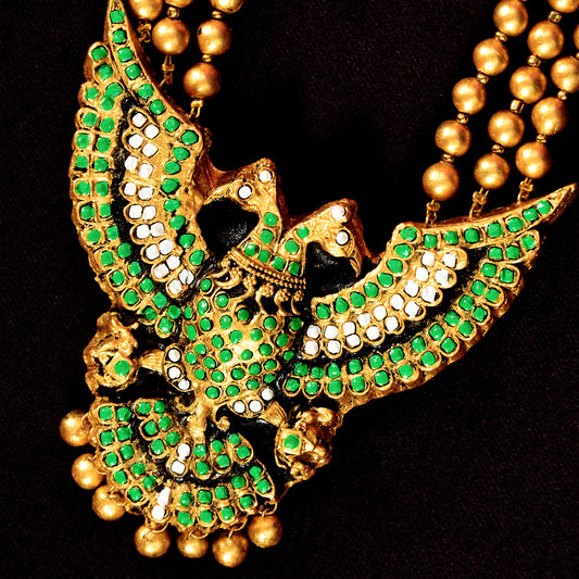 Royal Peacock Terracotta Jewellery