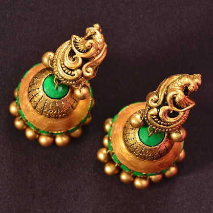 Royal Peacock Terracotta Jewellery