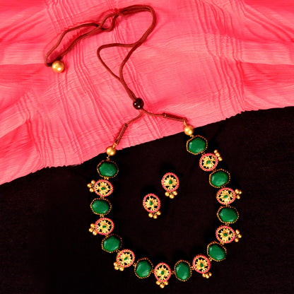 Lotus Floral Terracotta Jewellery