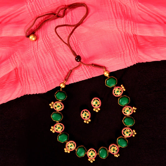 Lotus Floral Terracotta Jewellery