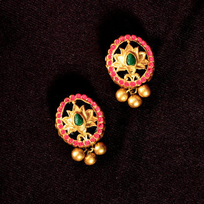Lotus Floral Terracotta Jewellery