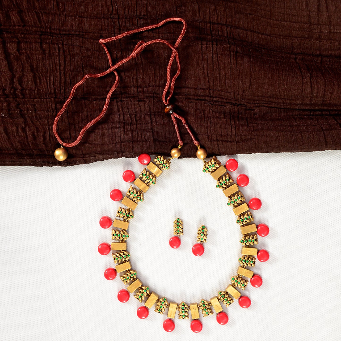 Festive Bead Terracotta Jewellery